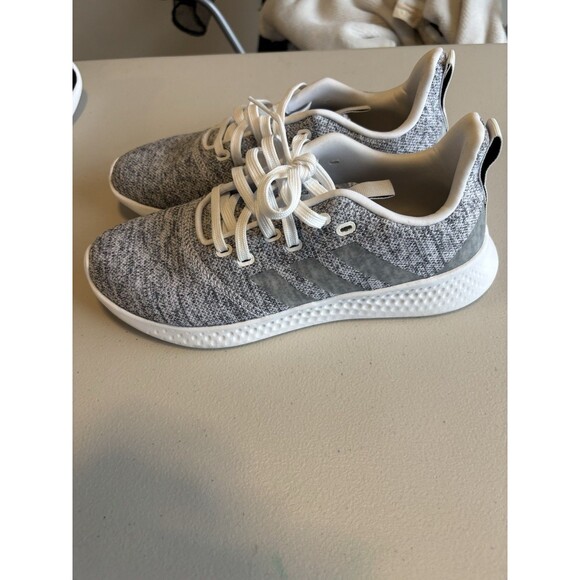 Lot Of 2  ADIDAS Gx5637 PUREMOTION RUNNING BLACK/WHITE/Gray STYLISH SHOE $80 - Picture 4 of 8